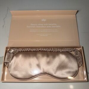 New Slip Pure Silk Sleep Mask Rose Gold Pink Mulberry Silk Eye Mask Luxury Boxed